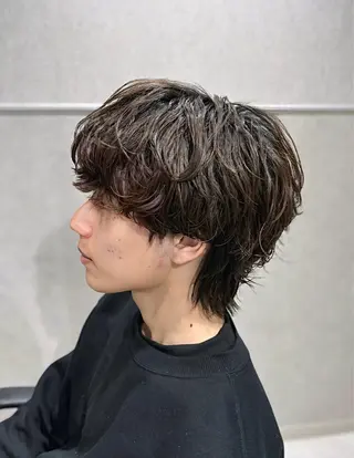 ショート パーマ メンズ 【メンズ特化】 池田大成✂︎のヘアスタイル