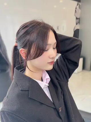 ロング カラー 髪質改善VALETTE福岡天神所属・髪質改善/レイヤー /韓国ヘアNOBUのヘアスタイル