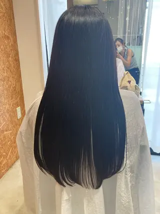 ロング 折本 沙織のヘアスタイル