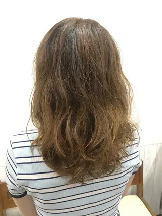 セミロング パーマ Rise Heart 中村 裕介のヘアスタイル