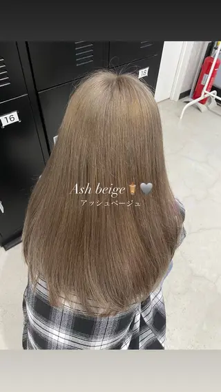 ロング UNDRvr ユズのヘアスタイル