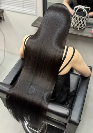 ロング カラー 縮毛矯正/韓国 /店長/KANATOのヘアスタイル