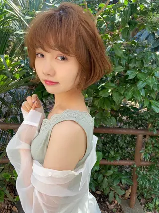 ミディアム カラー ヘアアレンジ 🎊LUZ🎊_公 式_🩵髪質改善🩵のヘアスタイル