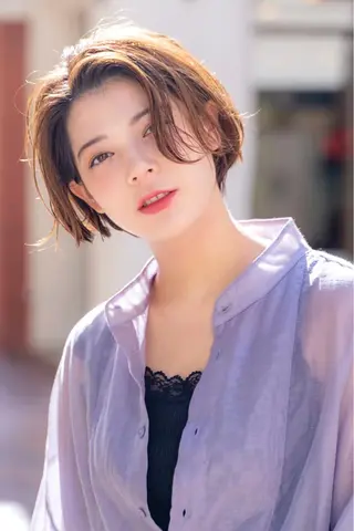 ショート カラー amie蒲田西口所属・🫧褒められ艶髪🫧 Minamiのヘアスタイル