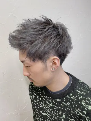 ショート カラー メンズ 髪質改善/レイヤー ストウシンゴのヘアスタイル