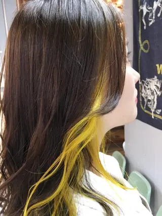 ロング カラー パーマ 代表 中島貴志のヘアスタイル