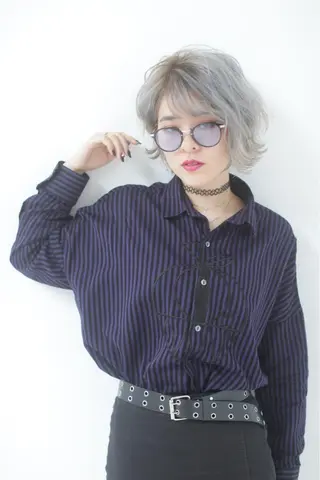 ショート カラー ヘアアレンジ Lee東三国 店長 谷辻誠志のヘアスタイル