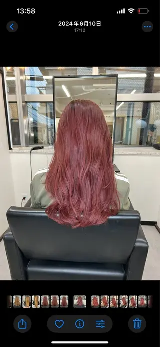 ロング ◎ブリーチ・レイヤー 特化TOSHIKI◎のヘアスタイル