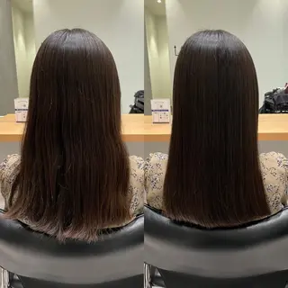 セミロング 髪質改善ヘアケア 艶髪特化/上田のヘアスタイル