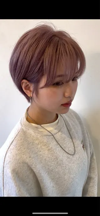 ショート 🌟TOSHI/透明 感カラー/ショートのヘアスタイル
