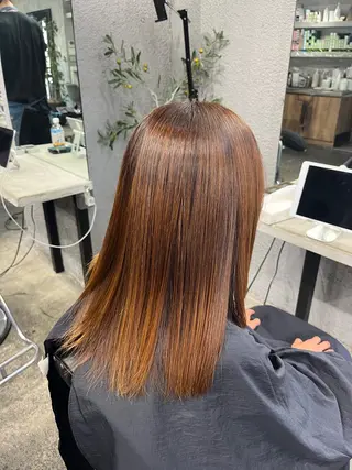 ミディアム Hanashiro Narumiのヘアスタイル