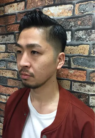 ショート The Gollum cut＆shave所属・垢抜け・メンズパーマ 津山祐紀のヘアスタイル