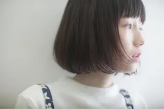 ミディアム 水口 英里のヘアスタイル