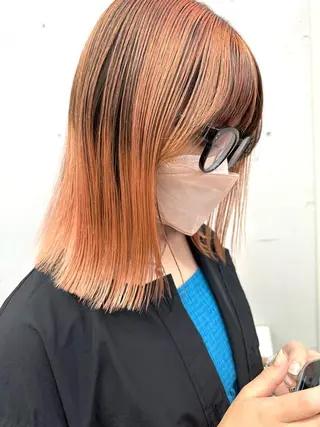 ミディアム カラー ヘアアレンジ kai .のヘアスタイル