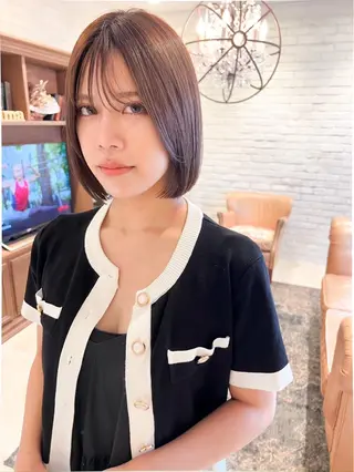 ショート Totia 元町・三ノ宮店所属・ちはる /カラー🌷のヘアスタイル