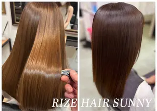 ロング カラー RIZE HAIR SUNNY 竹ノ塚店のヘアスタイル