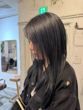 セミロング カラー ☆unu☆ ナナミのヘアスタイル