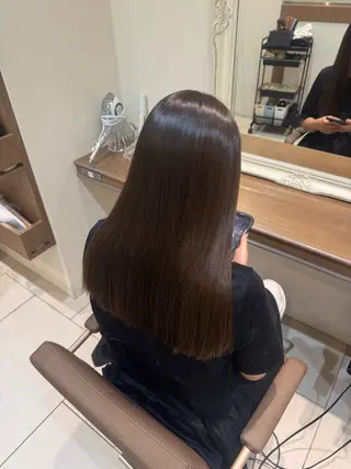 カラー 暗髪×透明感カラー 🩶kazuhoのヘアスタイル