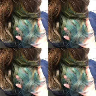 ミディアム カラー 大久保 隆蔵のヘアスタイル