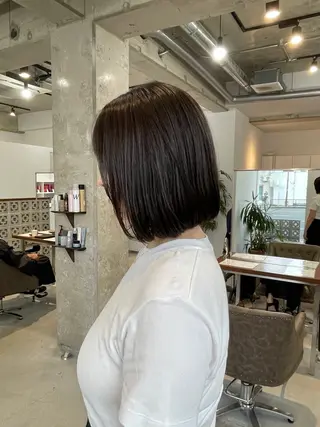 ミディアム 北山／ボブ／レイヤー /maru☺︎のヘアスタイル