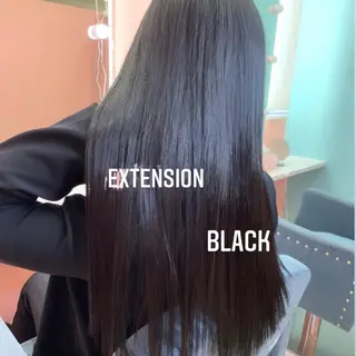 ロング カラー エクステ🩵ブリーチ 韓国ヘア🩵KAEのヘアスタイル