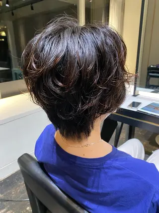 ショート パーマ 美髪×髪質改善 🖤Yukineのヘアスタイル
