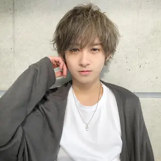 カラー メンズ SALOWIN 札幌大通り店所属・🏆ウルフ/レイヤー 指名No.1山口圭佑のヘアスタイル