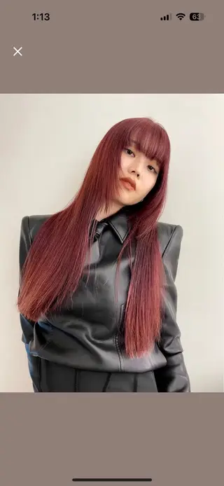 カラー ハイトーン/レイヤー nail 百咲💌のヘアスタイル