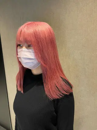 セミロング MIRIM栄所属・透明感カラー/艶髪/ エクステ/HIROのヘアスタイル