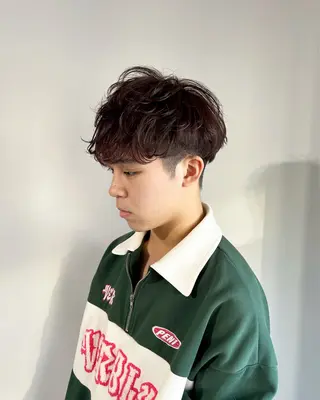 メンズ 最新ケアカラー 髪質改善YUTOのヘアスタイル