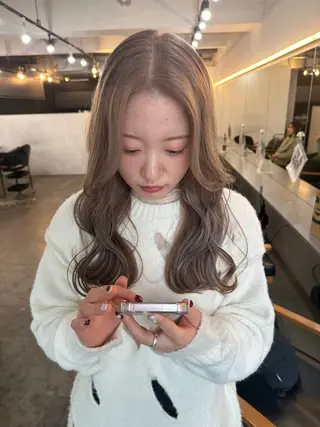 ロング ボブ/ぱつっとボブ/ 谷口 海星のヘアスタイル