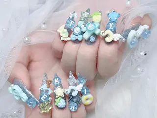 ネイル MoMoA Nail ネイル長さ出し専門店のネイルデザイン