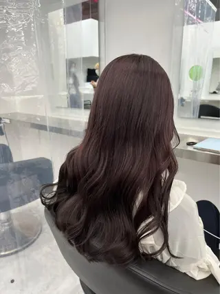 セミロング 韓国カット/ パーマ/KOTAのヘアスタイル