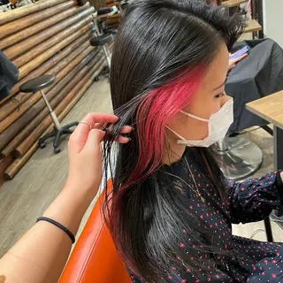 セミロング カラー Blanche by artina川崎店所属・ゆう🫧 透明感/ハイトーンのヘアスタイル