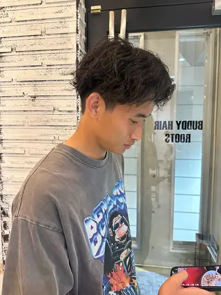 パーマ メンズ 大須/パーマモデル 木場 健斗🌳のヘアスタイル