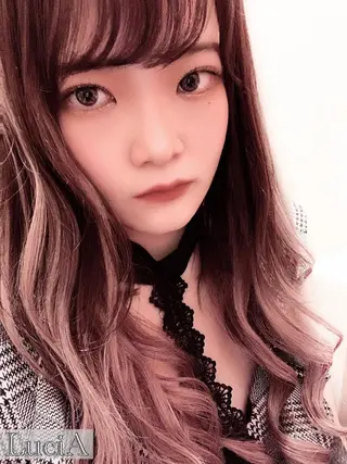 ロング カラー ヘアアレンジ LuciA/エクステ カラーのヘアスタイル