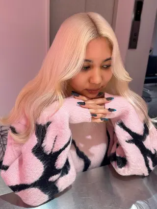 ロング ブリーチカラー 特化/MAHIROのヘアスタイル