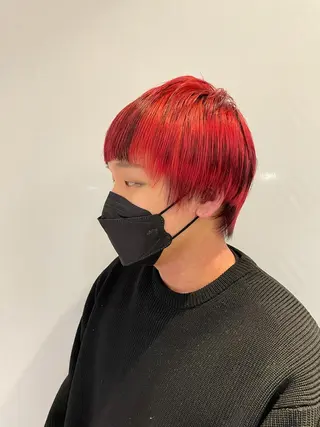 ショート カラー メンズ hair OPUS ヘアーオーパス所属・レイヤーカット 特化型シオンのヘアスタイル