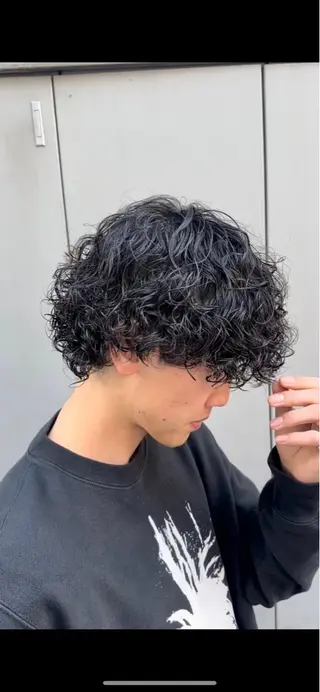 パーマ メンズ イケメン製造機 🔥上原沙羅🔥のヘアスタイル