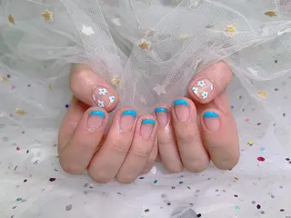 ネイル 🦋ネイルサロン ブラン🌈ゆりのネイルデザイン