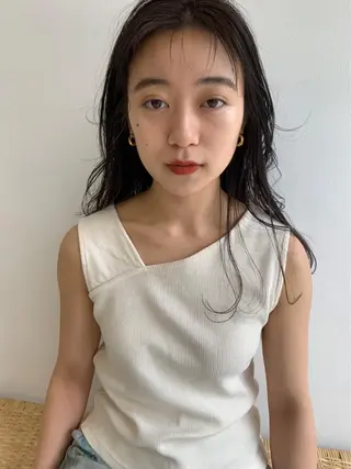 ロング カラー 🎀暖色カラー🎀 おかだみほのヘアスタイル