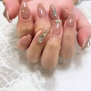 ネイル ⭐︎休業中の練習⭐︎ JNA認定講師髙橋のネイルデザイン