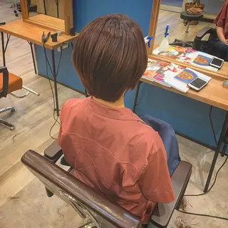 ショート カラー ルクールヘアー プレジー所属・渡邉 幸汰のヘアスタイル