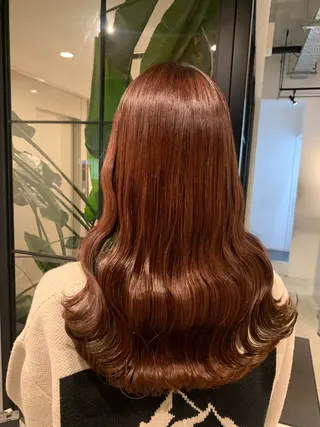 ロング カラー ベージュカラー🌿 新潟駅/青木結月のヘアスタイル