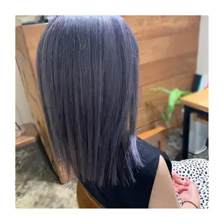 セミロング カラー UMEDA FIGAROのヘアスタイル