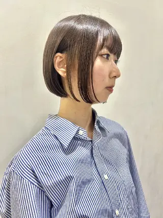 ショート 🐝 朝ラク・扱いや すいボブ／専門🐝のヘアスタイル