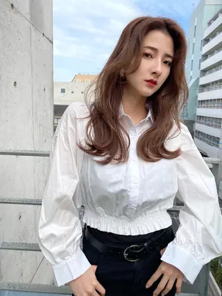 ロング カラー SALOWIN吉祥寺suite店所属・似合わせレイヤー 🇰🇷荒木洋文のヘアスタイル