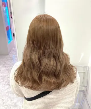 セミロング 💍大人デザイン /ハイトーン♡リクトのヘアスタイル