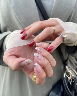 ネイル kiii.__ ✴︎*のネイルデザイン