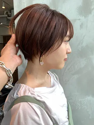 ショート カラー 🉐レイヤー/塩見 弘樹🉐渋谷のヘアスタイル